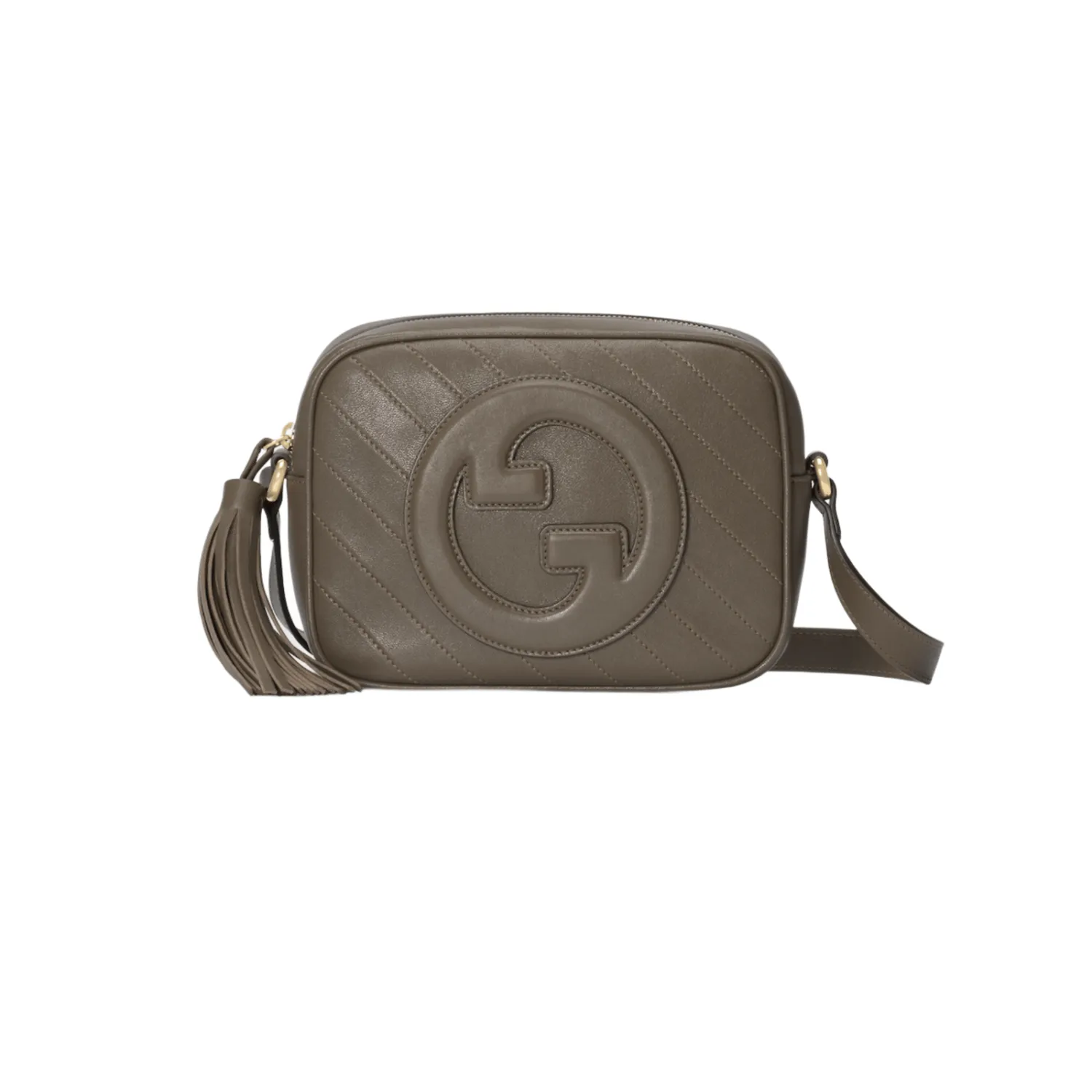 GG BORSA A SPALLA BLONDIE PICCOLA IN PELLE MARRONE
