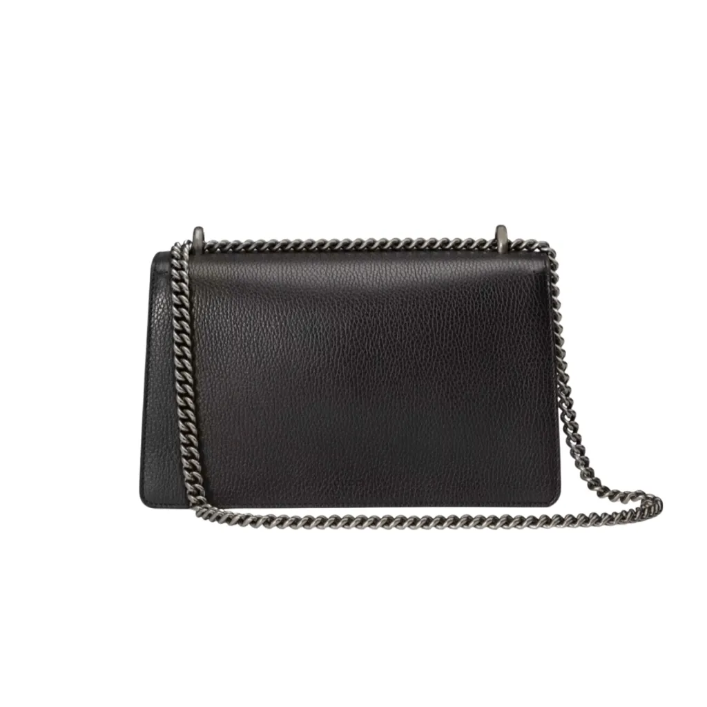 GG BORSA A TRACOLLA DIONYSUS IN PELLE NERA