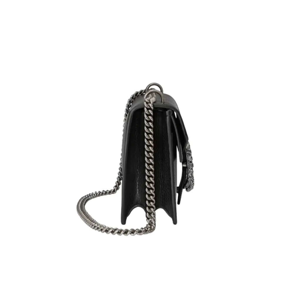 GG BORSA A TRACOLLA DIONYSUS IN PELLE NERA