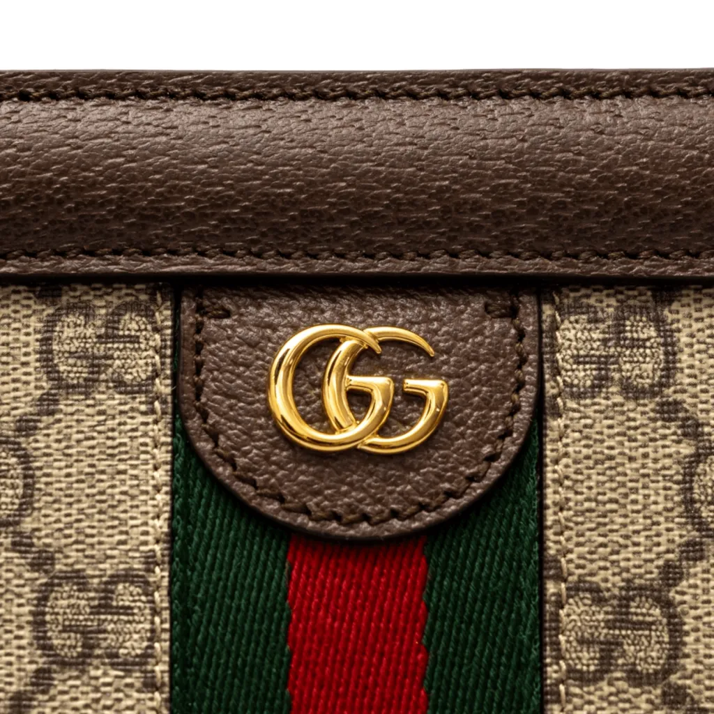 GG BORSA A TRACOLLA OPHIDIA MINI SUPREME BEIGE