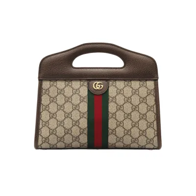 GG BORSA A TRACOLLA OPHIDIA MINI SUPREME BEIGE