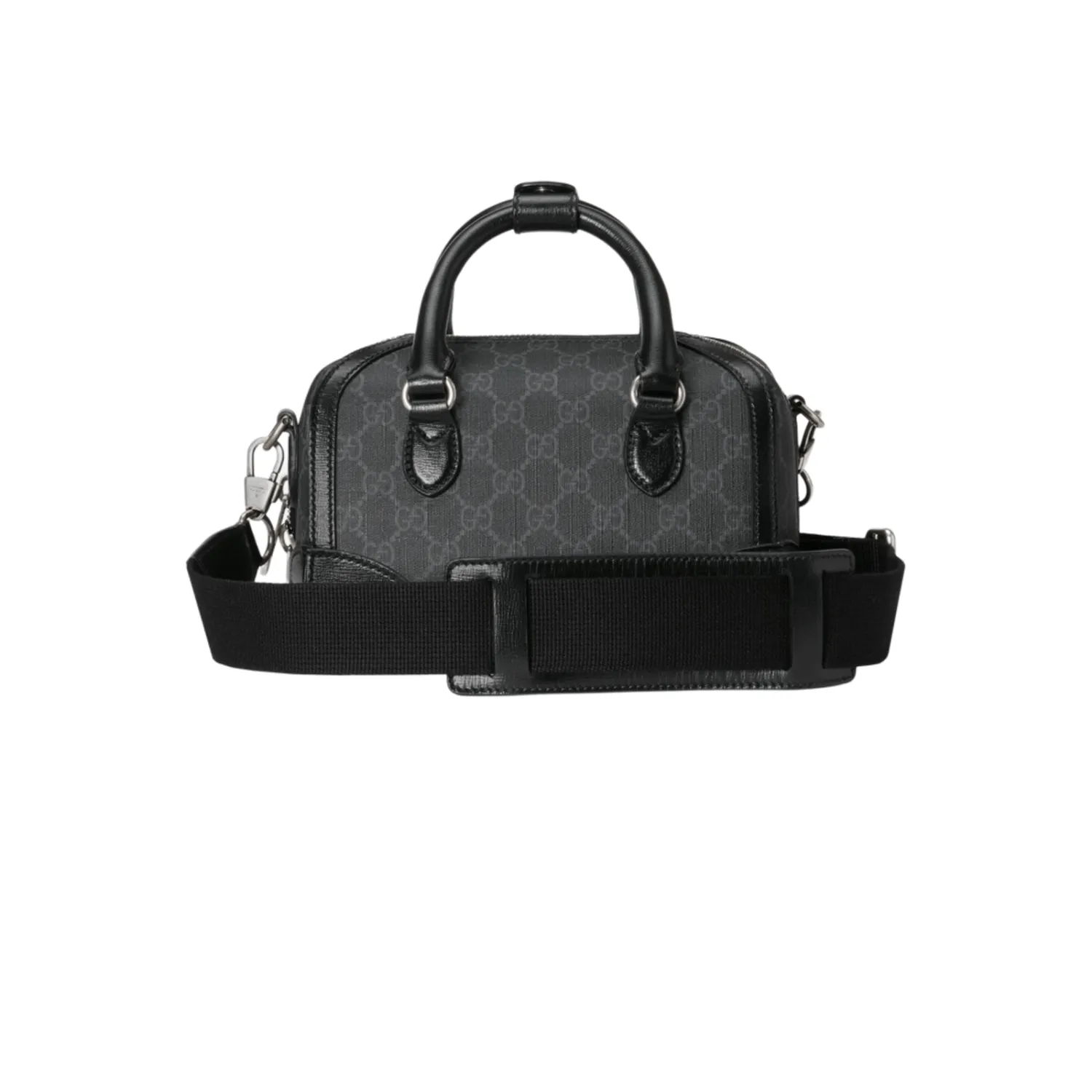 GG BORSA DA VIAGGIO PICCOLA CON TELA SUPREME NERA