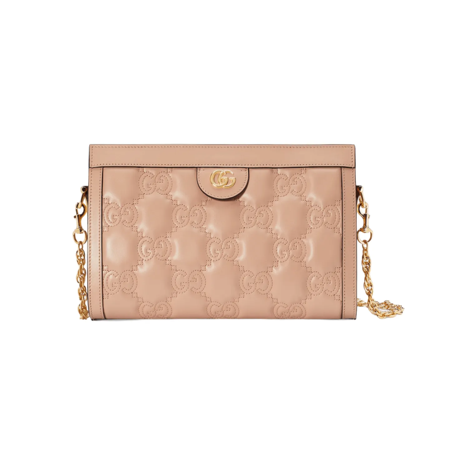 GG BORSA MATELASSÉ MISURA PICCOLA IN PELLE CIPRIA