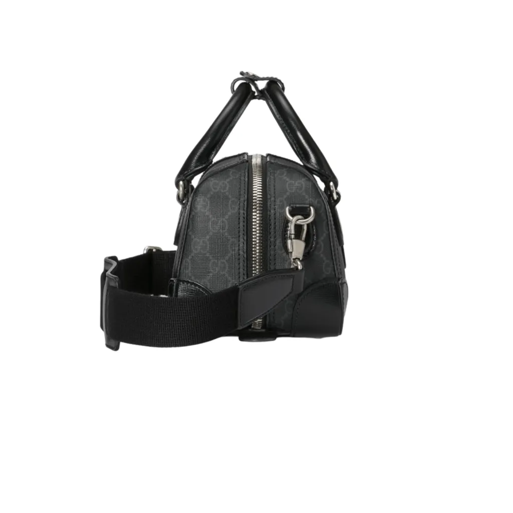 GG BORSA DA VIAGGIO PICCOLA CON TELA SUPREME NERA