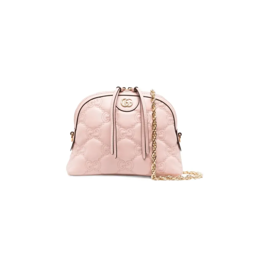 GG BORSA MATELASSÉ MISURA PICCOLA IN PELLE ROSA