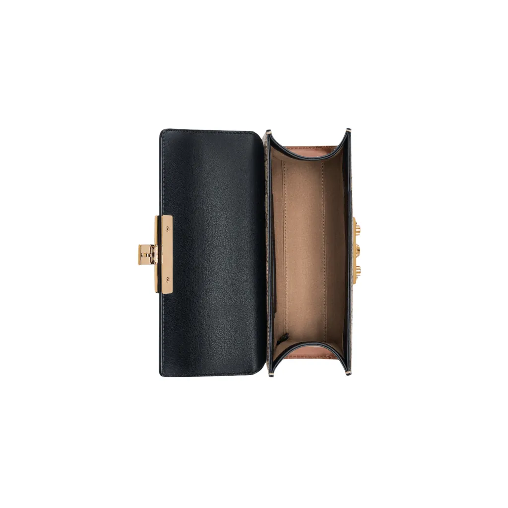 GG BORSA MINI A TRACOLLA PADLOCK SUPREME BEIGE ED EBANO