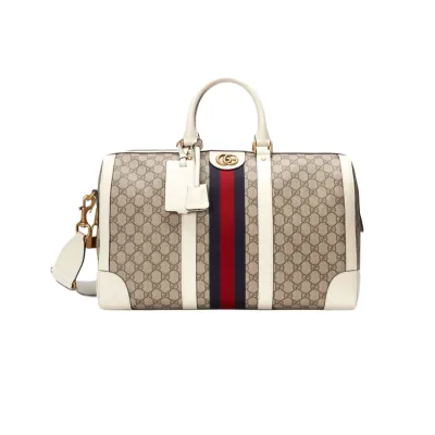 GG BORSONE SAVOY MEDIA SUPREME BIANCA BEIGE WEB BLU