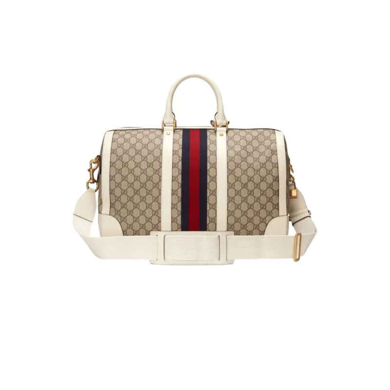GG BORSONE SAVOY MEDIA SUPREME BIANCA BEIGE WEB BLU