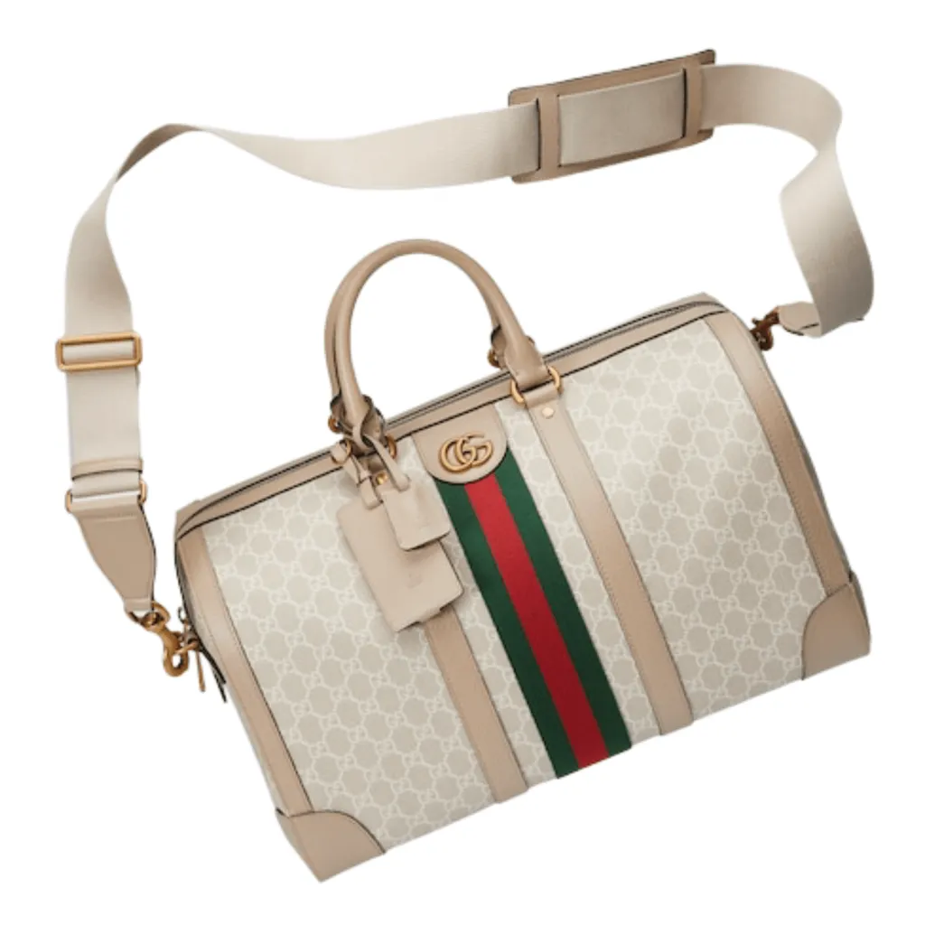 GG BORSONE SAVOY MEDIA SUPREME BIANCA BEIGE WEB VERDE