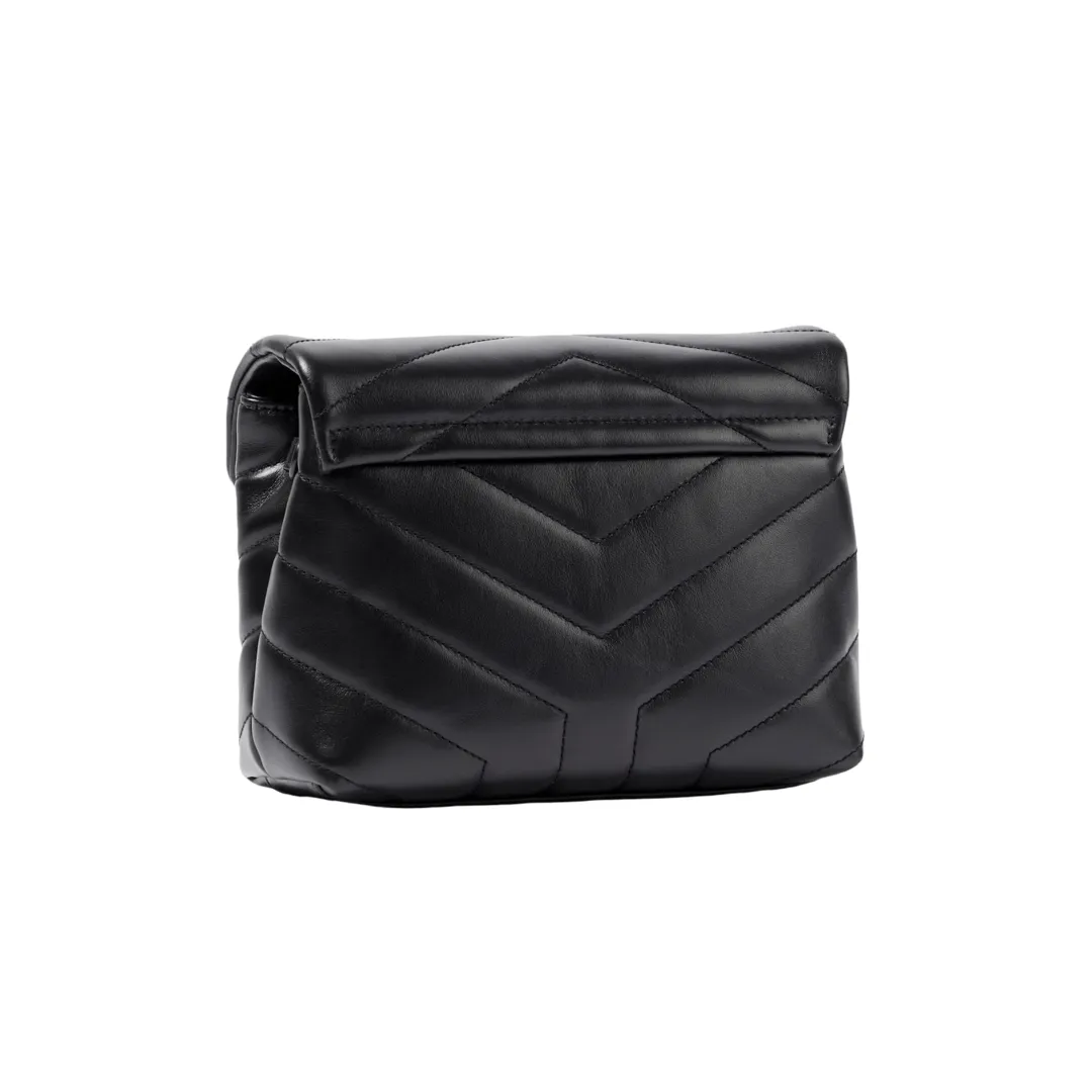 YSL BORSA A SPALLA LOULOU TOY IN PELLE