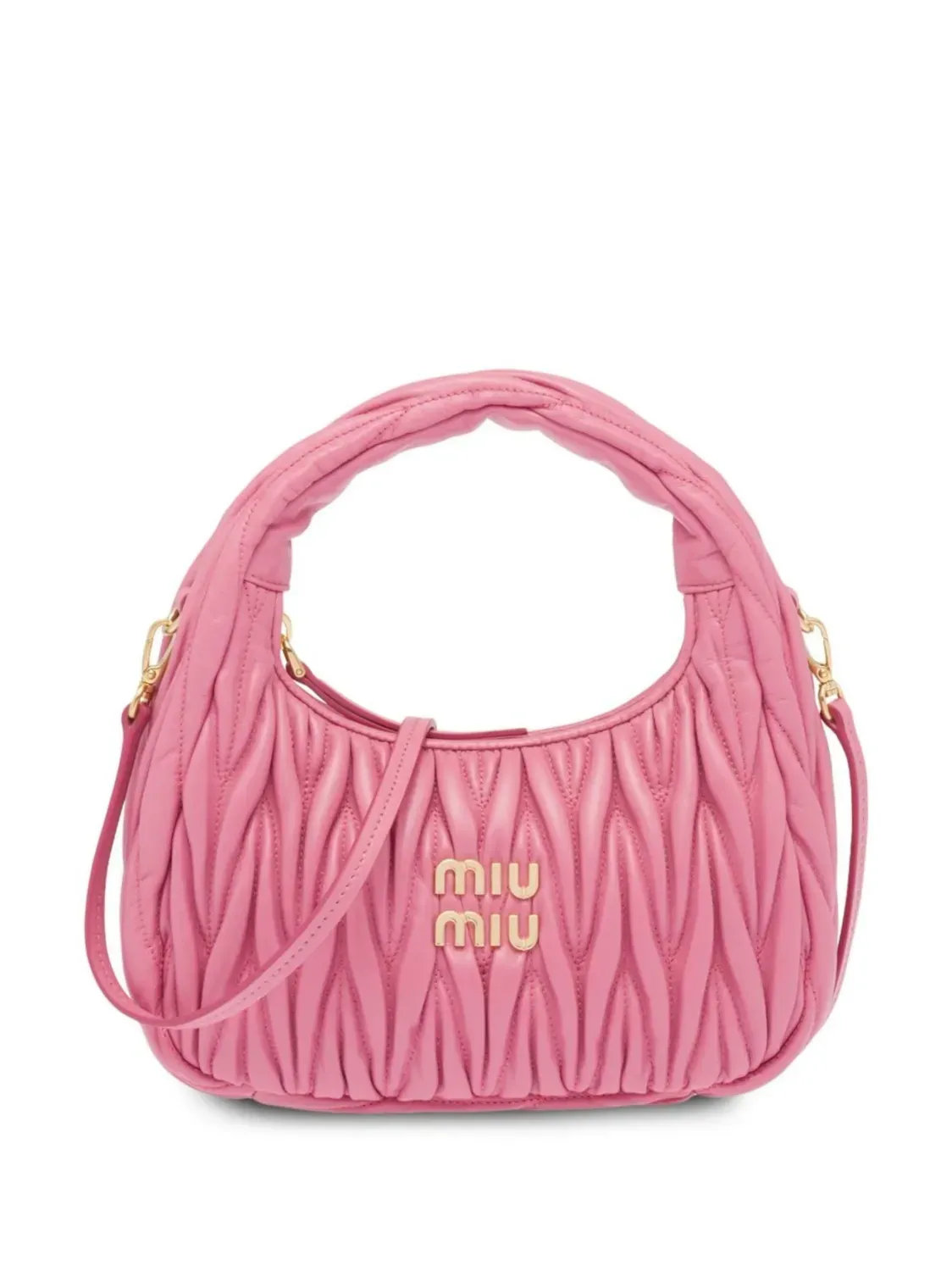MIU MIU Borsa Hobo Ander In Nappa Matelassé