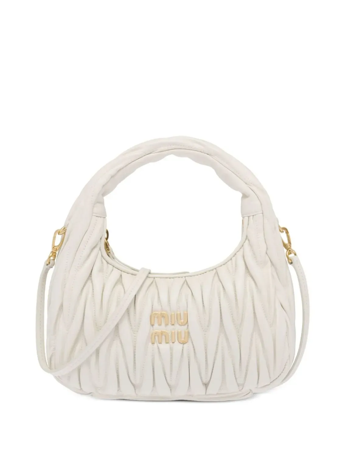 MIU MIU Borsa Hobo Ander In Nappa Matelassé