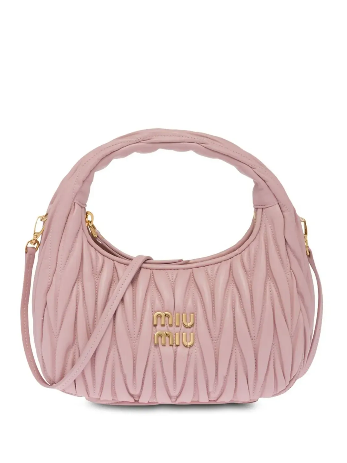 MIU MIU Borsa Hobo Ander In Nappa Matelassé