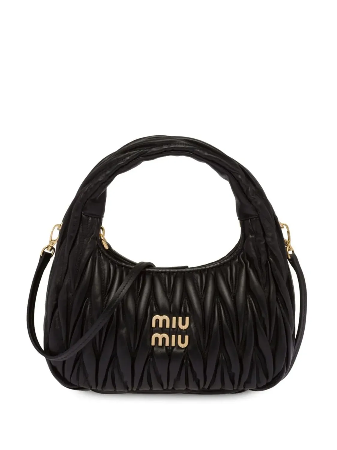 MIU MIU Borsa Hobo Ander In Nappa Matelassé