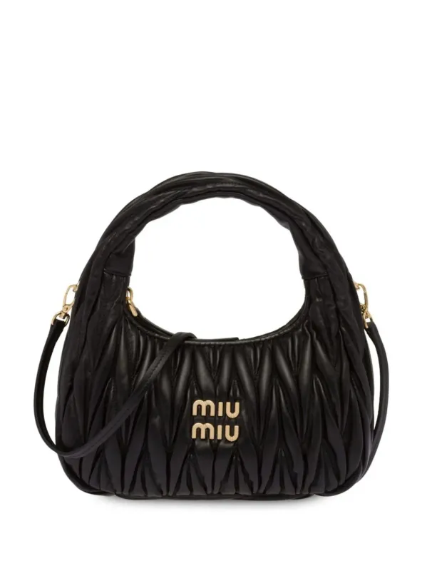MIU MIU Borsa Hobo Ander In Nappa Matelassé
