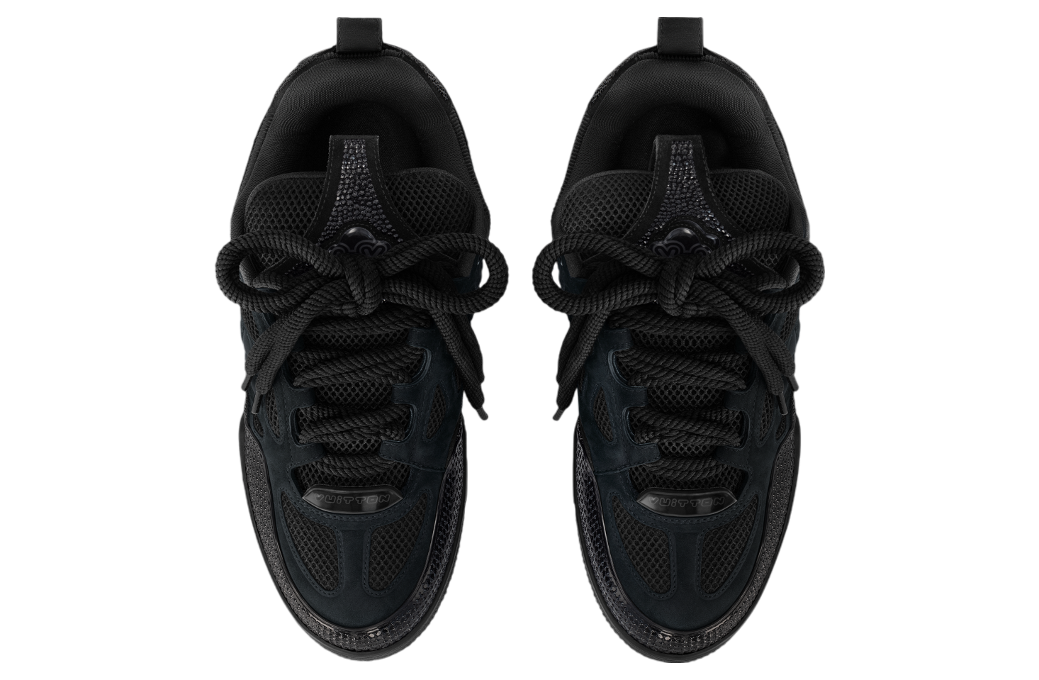 Skate Sneaker Total Black Crystal