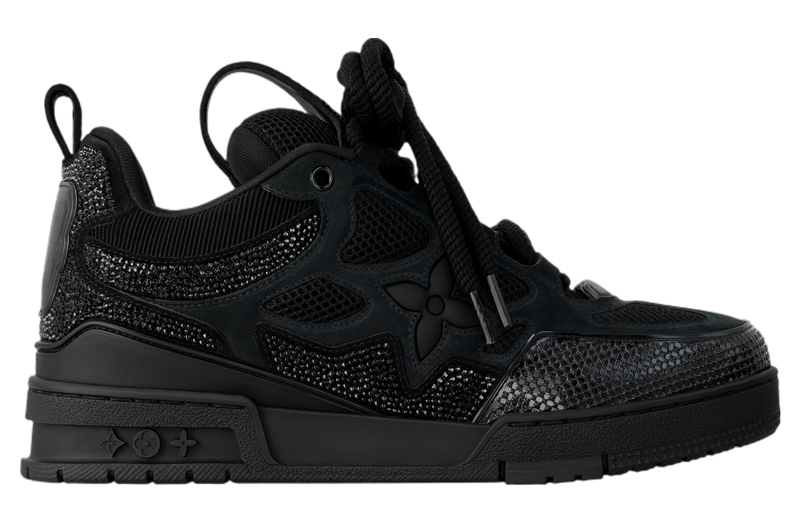 Skate Sneaker Total Black Crystal