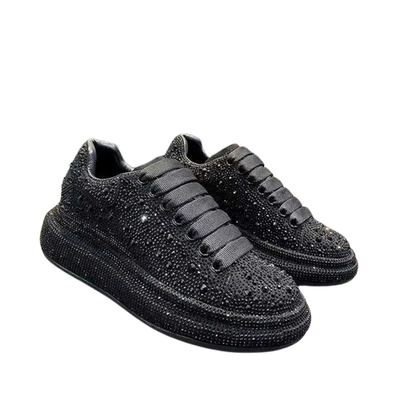 AMQ Black Full Crystal Embelòished