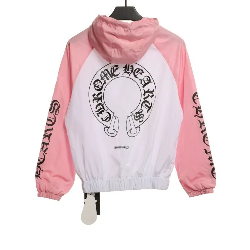 Giacca A Vento Chrome Hearts Horseshoe