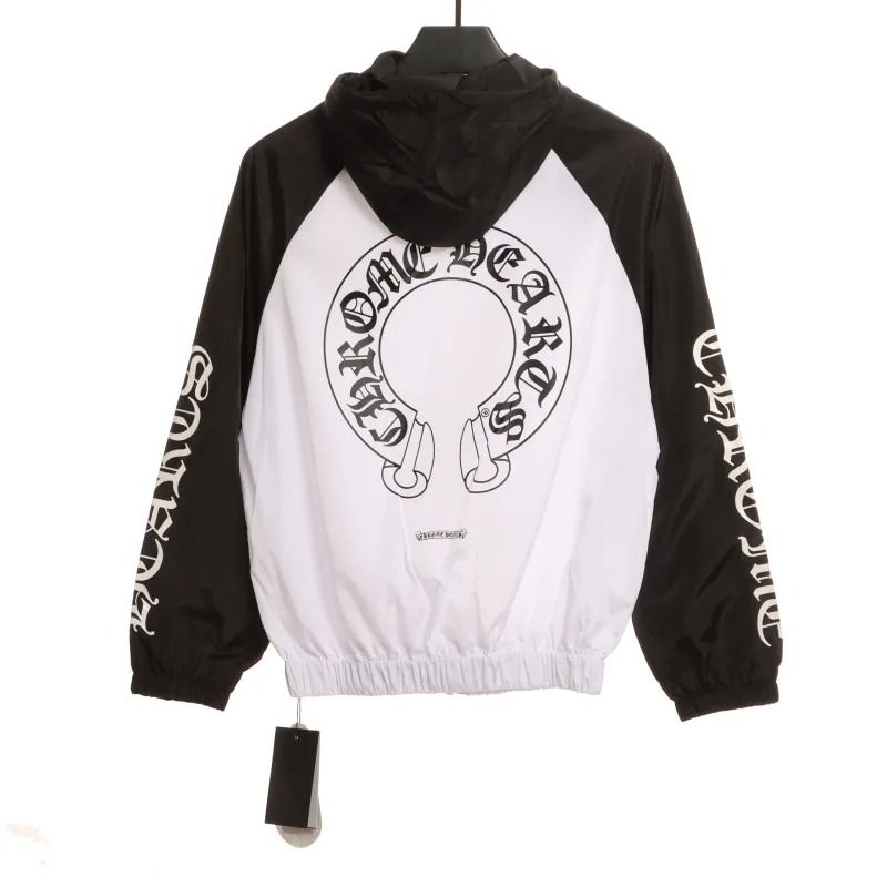 Giacca A Vento Chrome Hearts Horseshoe