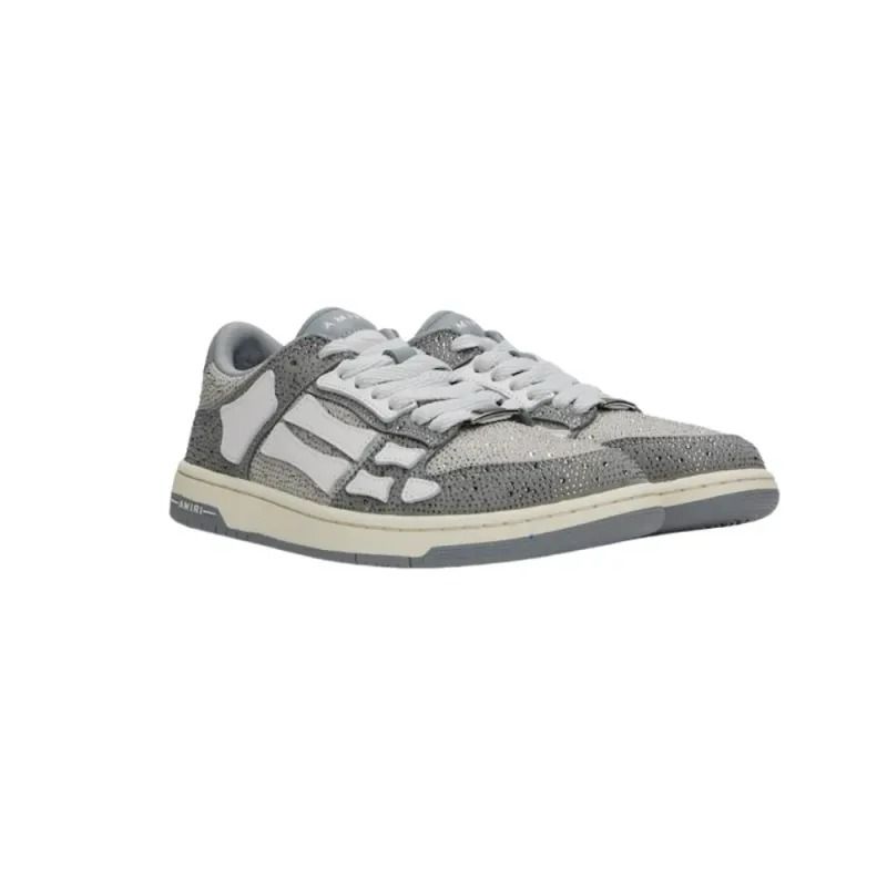 AMIRI Skel Bones Low Top x Maison MIHARA YASUHIRO Grey Diamond