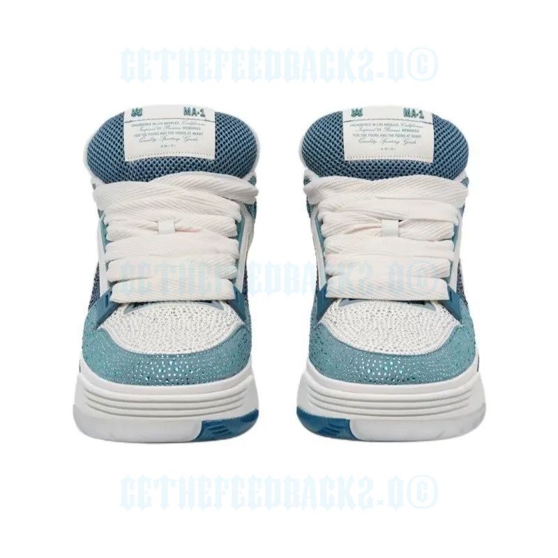 Amiri Crystal Ma-1 Dusty Blue