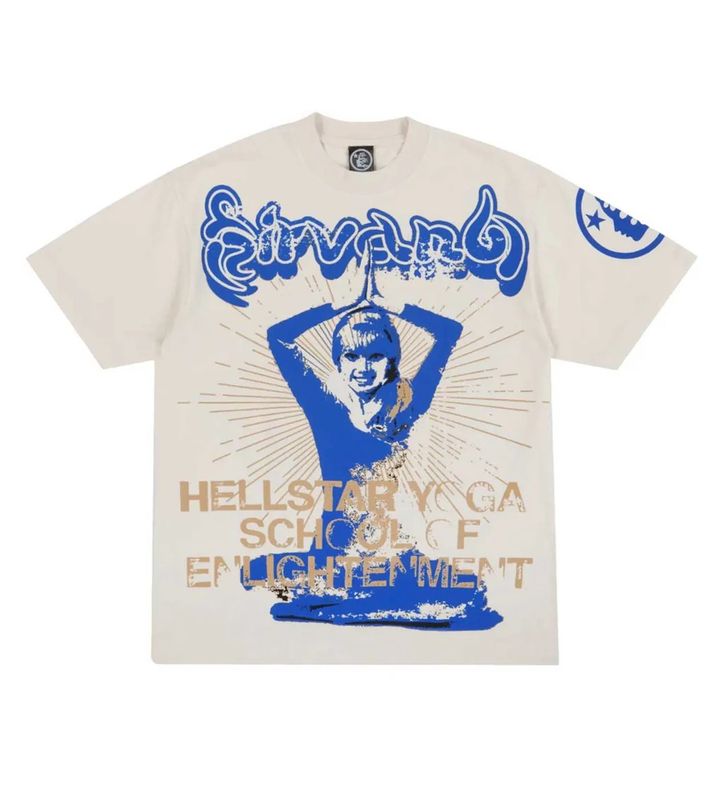 Hellstar Studios Yoga Cream T-shirt