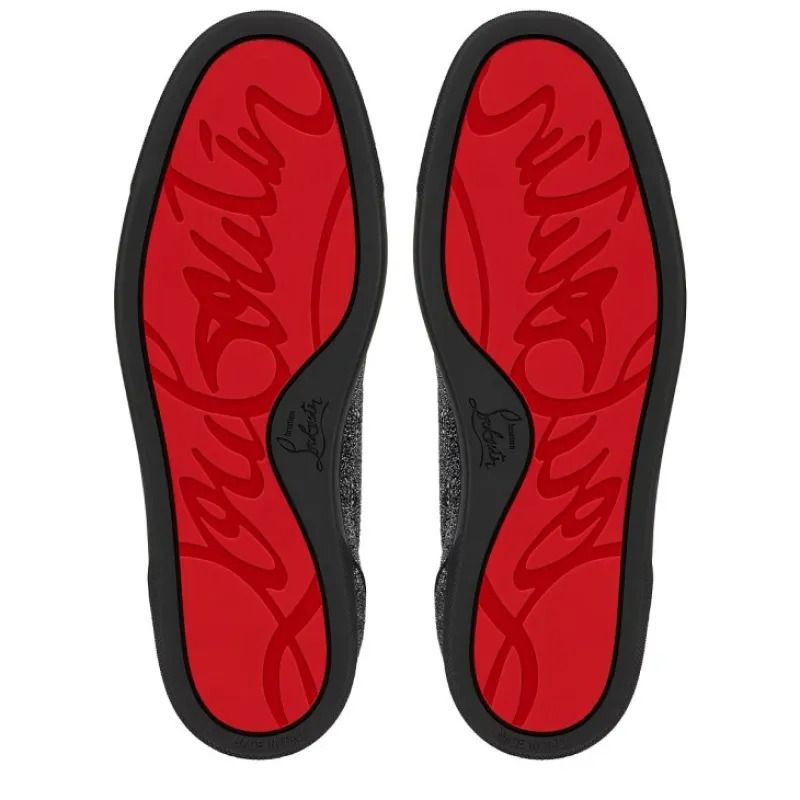 Loubotin Sneaker Low Louis Junior P Pik Pik Strass