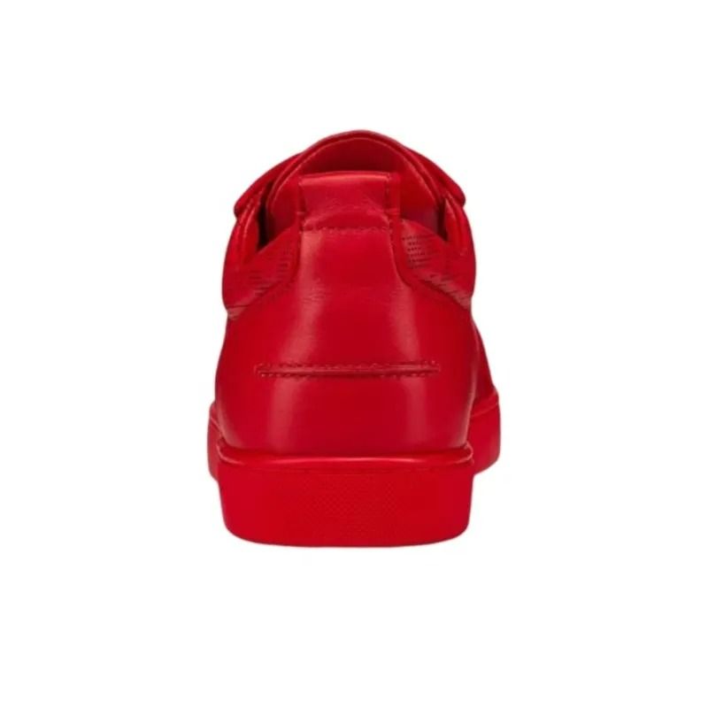 Loubotin Sneaker Low Louis Junior Spikes Cap Toe Red