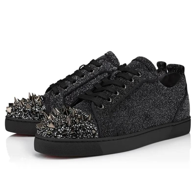 Loubotin Sneaker Low Louis Junior P Pik Pik Strass
