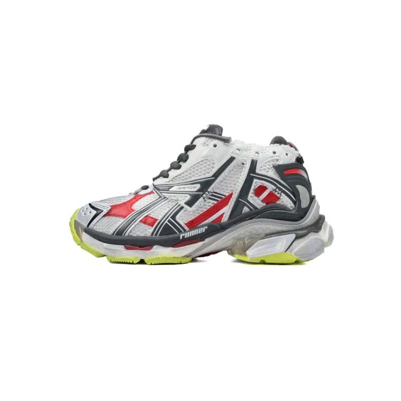 Runner White Black and Red