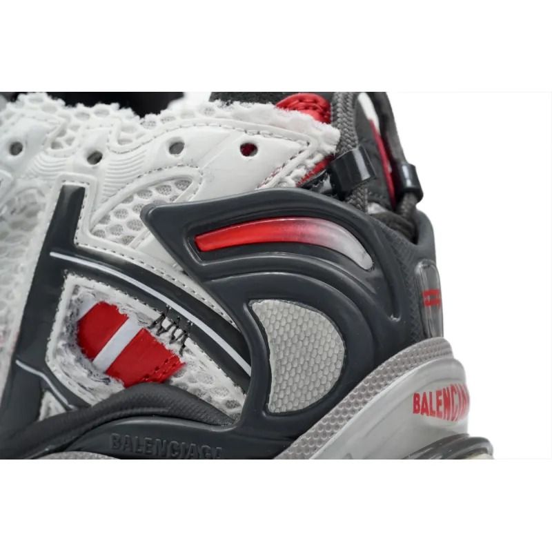 Runner White Black and Red