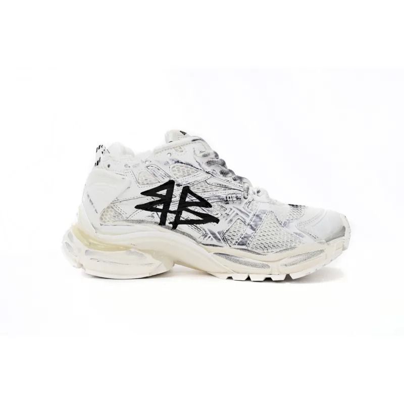 Runner Graffiti white