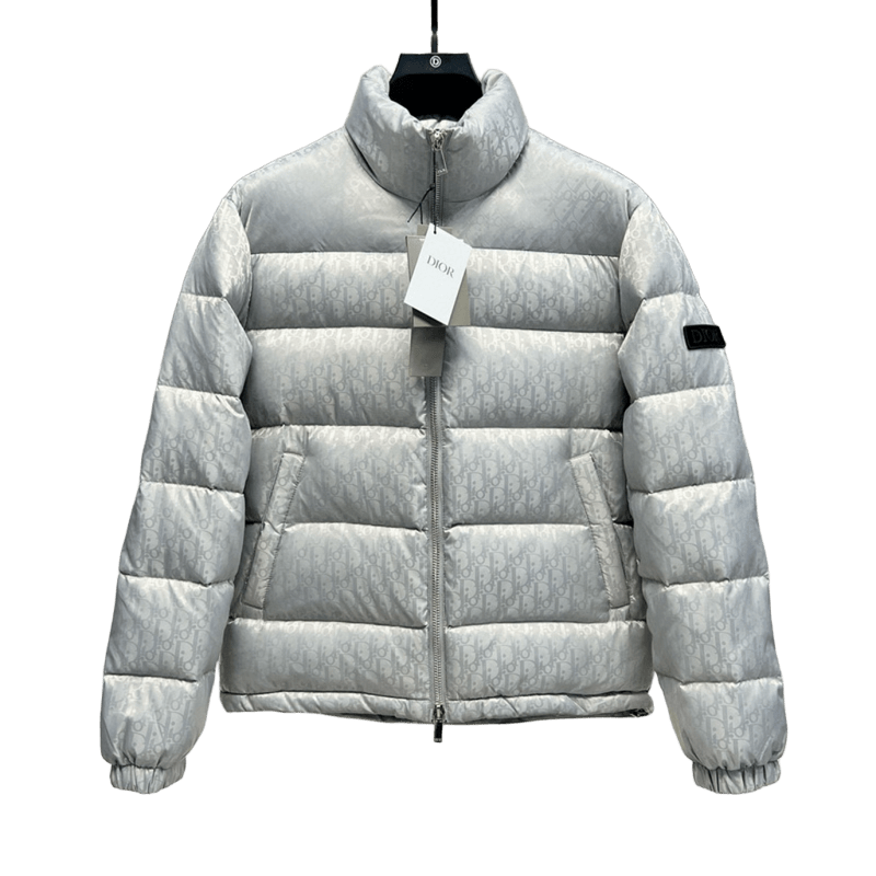 Dior Oblique Down Jacket Technical Jacquard