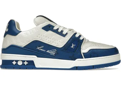 Trainer Blu &amp; Bianco Signature