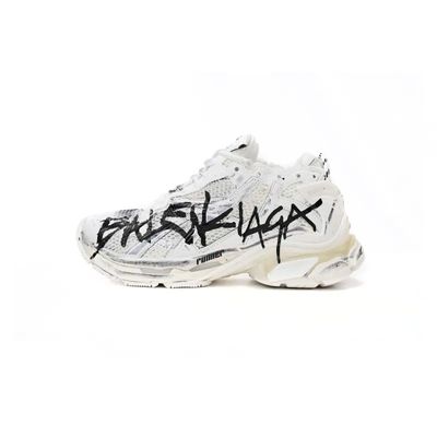 Runner Graffiti white