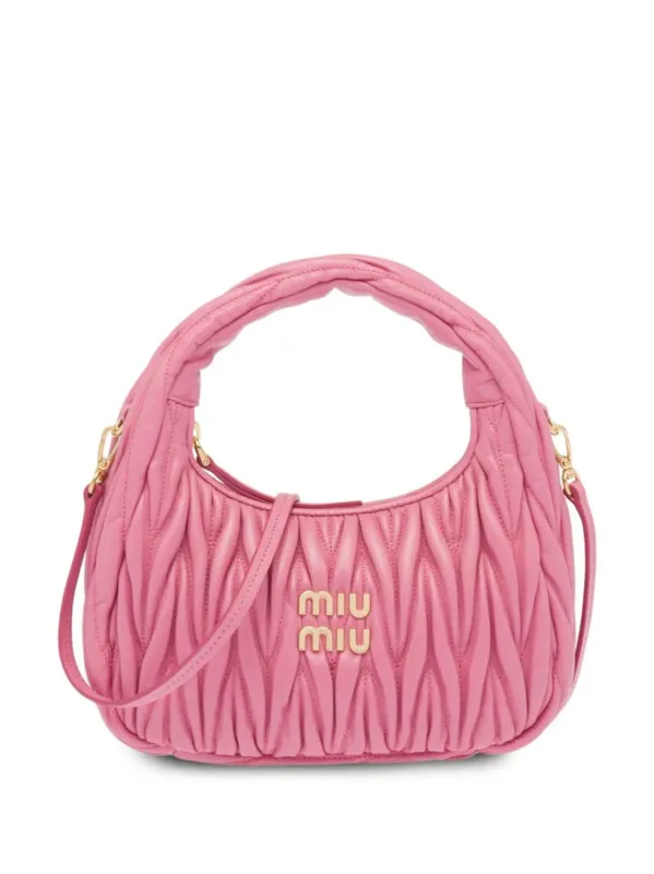 MIU MIU Borsa Hobo Ander In Nappa Matelassé