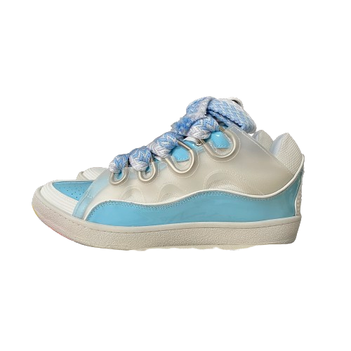 Curb Sneaker Bianco &amp; Azzurro
