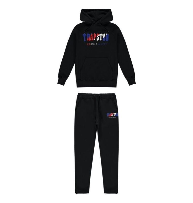TS London Chenille Decoded Tracksuit Rivoluzione - Nera