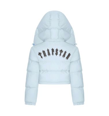 Piumino con cappuccio staccabile TS Irongate da donna Blu Ghiaccio