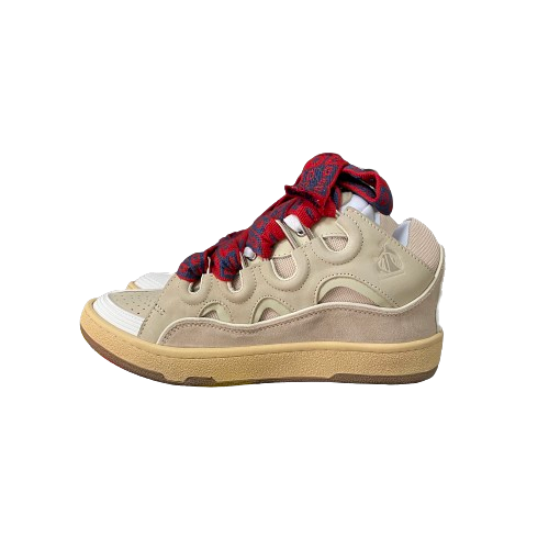 Curb Sneaker Rosso &amp; Beige