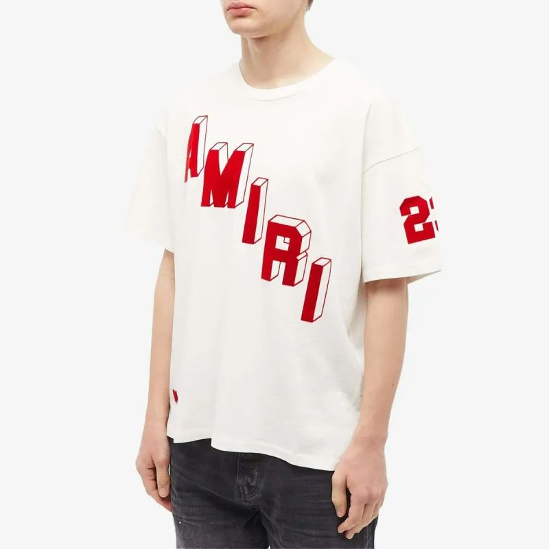 T-shirt Amiri Hockey Skater 'Vanilla Ice'
