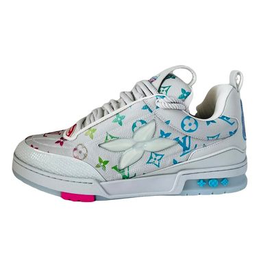 Skate Sneaker gray/Rainbow