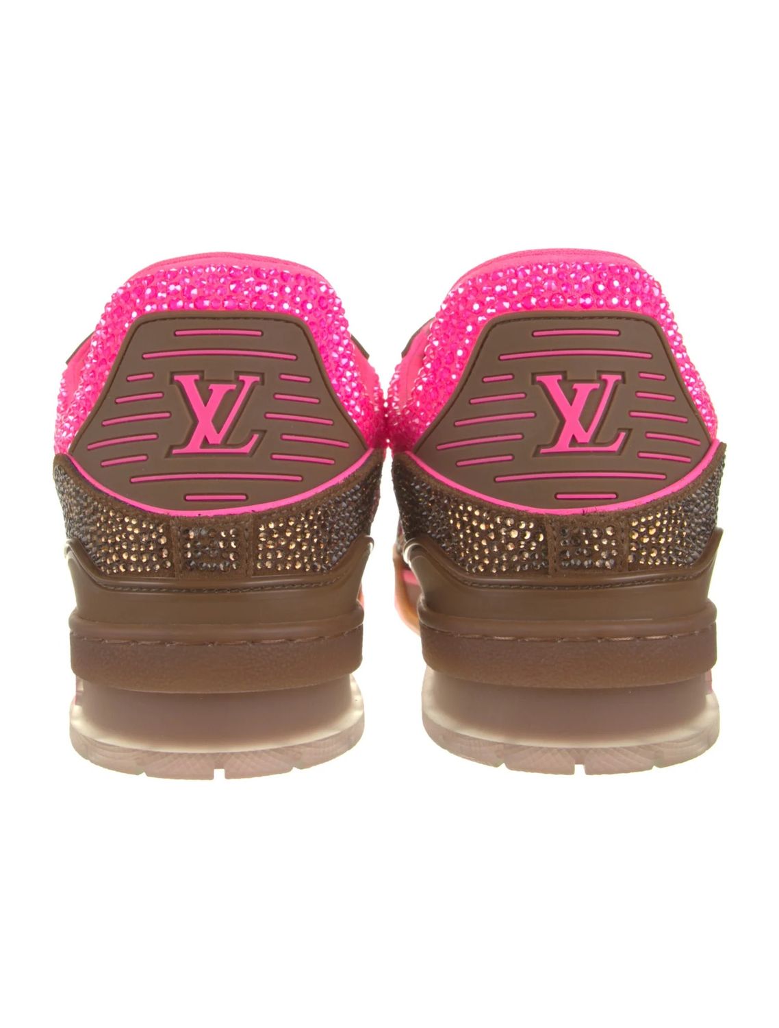 Trainer Pink Brown Crystal