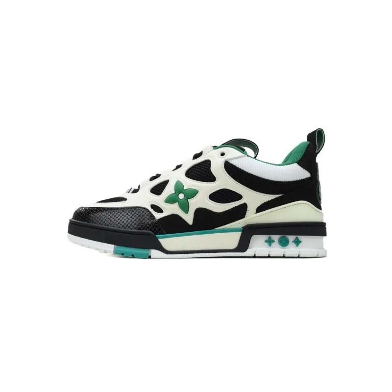 Skate Sneaker Green / Black / Bicolor