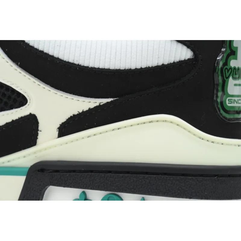 Skate Sneaker Green / Black / Bicolor
