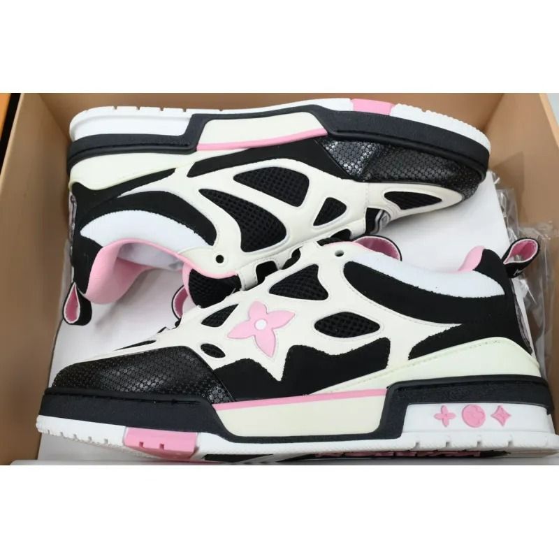 Skate Sneaker Pink / Black / Bicolor