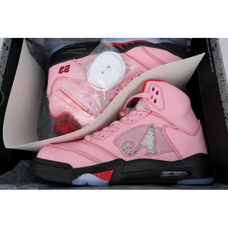 J 5 Retro x Awake NY pink