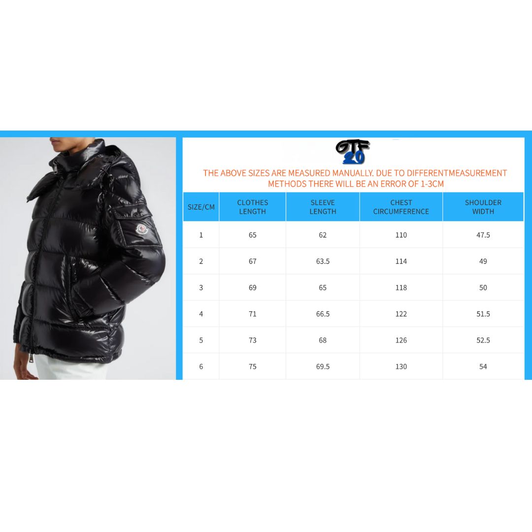 MONC*LER Maya hooded puffer jacket White