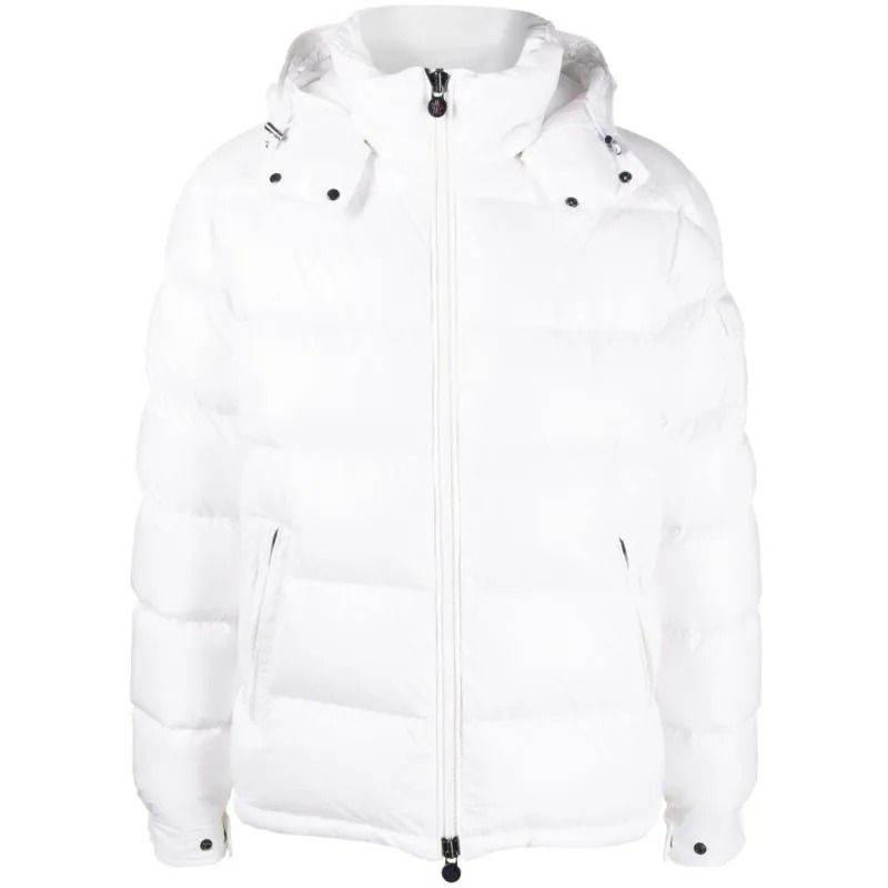 MONC*LER Maya hooded puffer jacket White